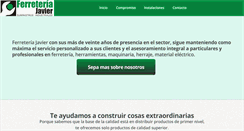 Desktop Screenshot of ferreteriajavier.com